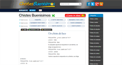Desktop Screenshot of chistesbuenisimos.net